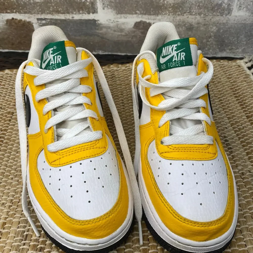 Nike Air Force 1 GS Oakland Athletics Sneakers FN8008-700 Size 5.5Y